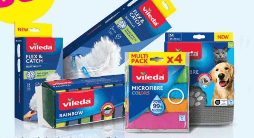 Odabrani Vileda proizvodi za čišćenje kućanstva - Akcija u trgovini Bipa