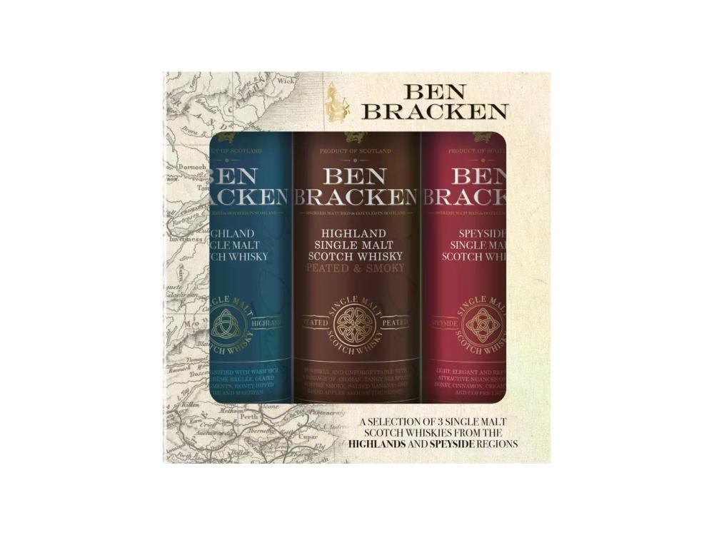 Ben Bracken Mini pakiranje Single malt whiskeya 3 x 0.05 l - Akcija u trgovini Lidl