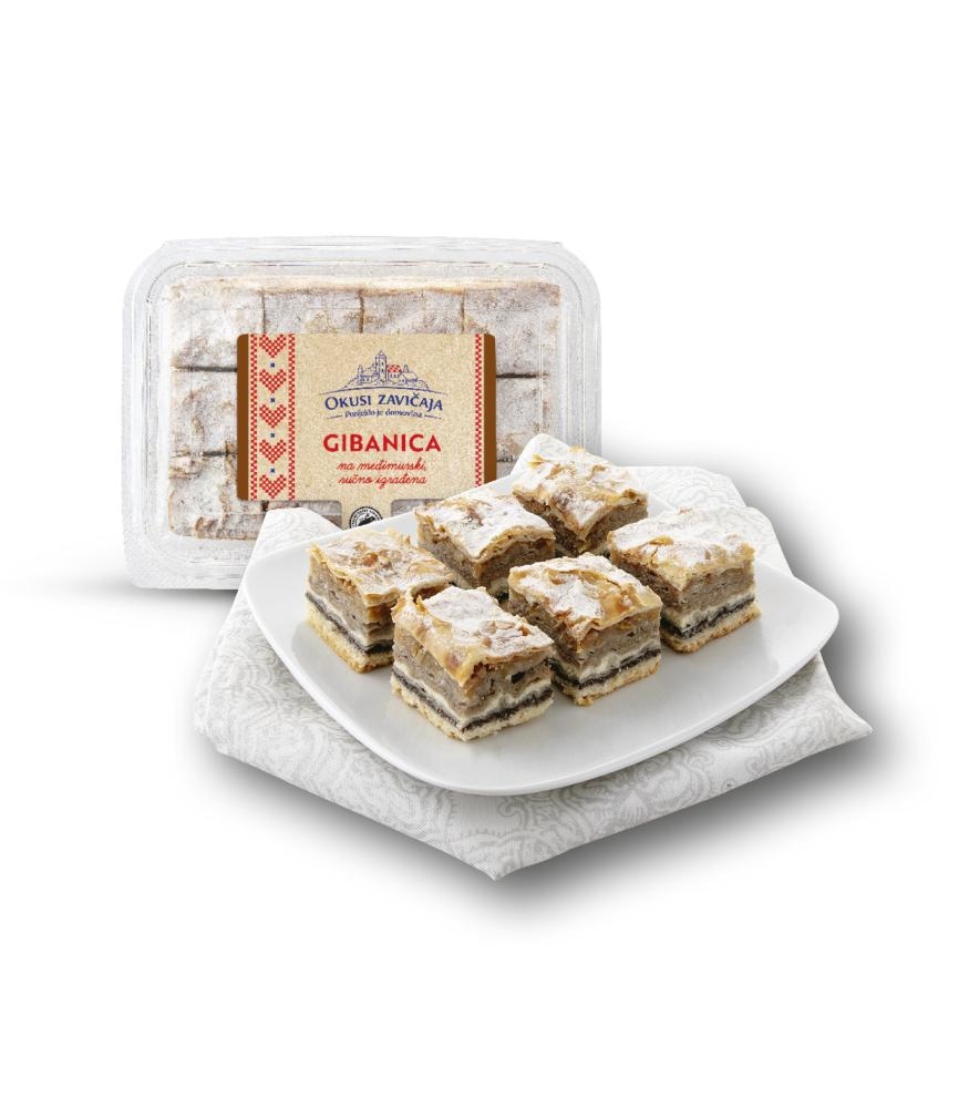 Okusi zavičaja Svježa gibanica na međimurski način 550 g - Akcija u trgovini Lidl