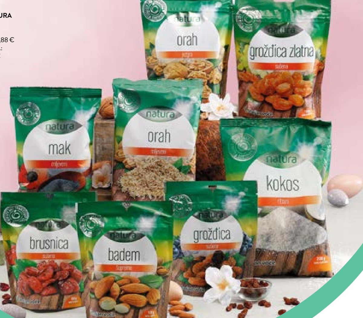 Natura odabrane vrste od 50 g do 1000 g - Akcija u trgovini Interspar