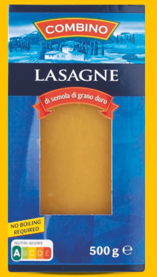 Combino Lasagne 500 g - Akcija u trgovini Lidl