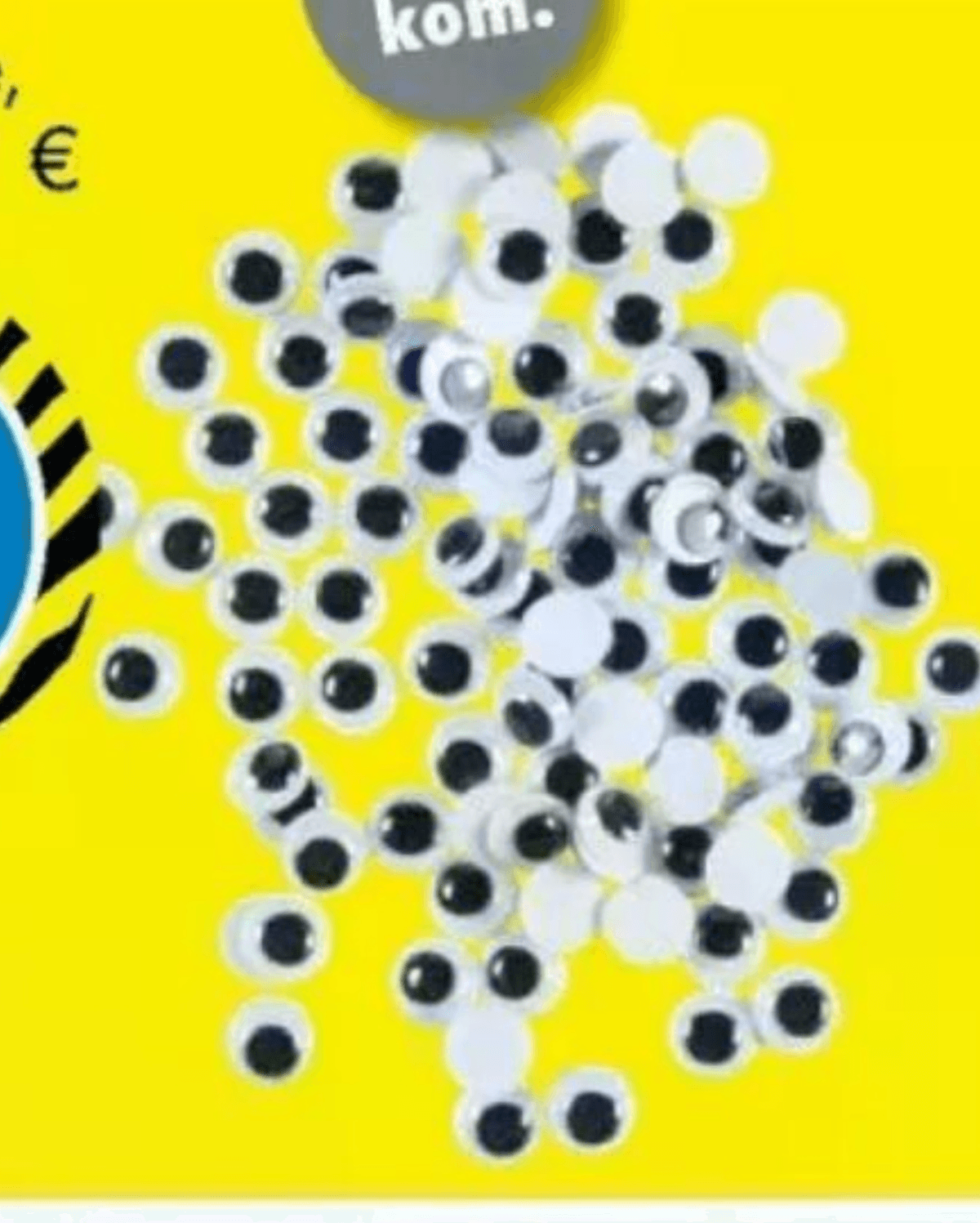 Kolutajuće oči 100 kom. - Akcija u trgovini Tedi