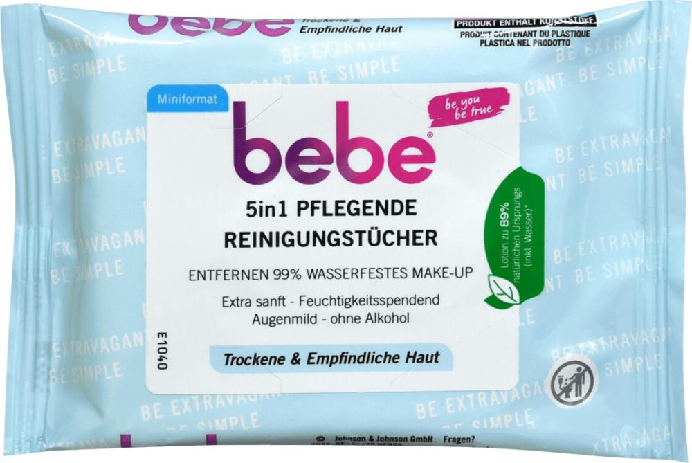 Bebe 5in1 Pflegende Reinigungstücher - Akcija u trgovini Mueller