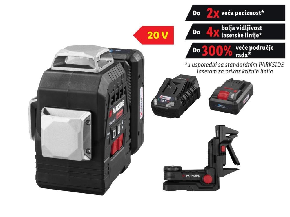 Parkside Performance Laser za križne linije - Akcija u trgovini Kaufland