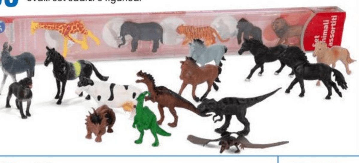 Set raznih životinja Giocoliere - Akcija u trgovini Eurospin