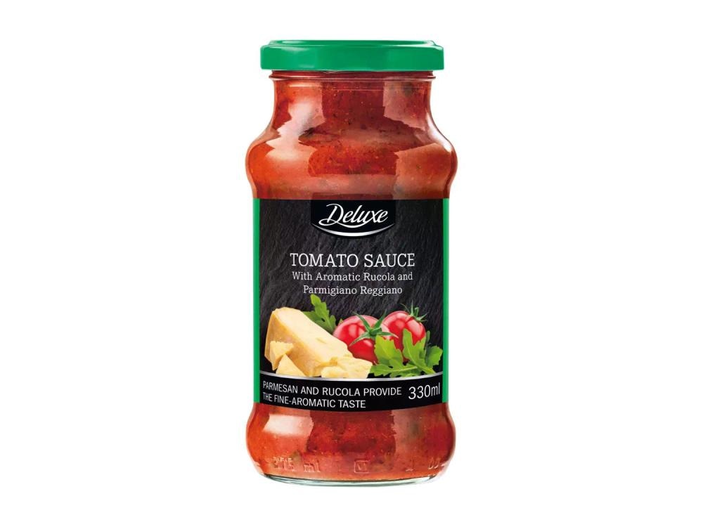 Deluxe Tomato Sauce With Rucola and Parmigiano Reggiano 330ml - Akcija u trgovini Lidl