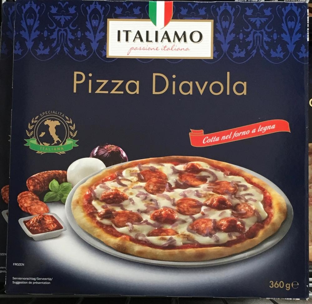 Pizza Diavola 360 g Italiamo - Akcija u trgovini Lidl