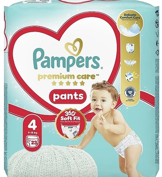 Pampers premium care pelene-gaćice 23 kom. Akcija u trgovini Dm