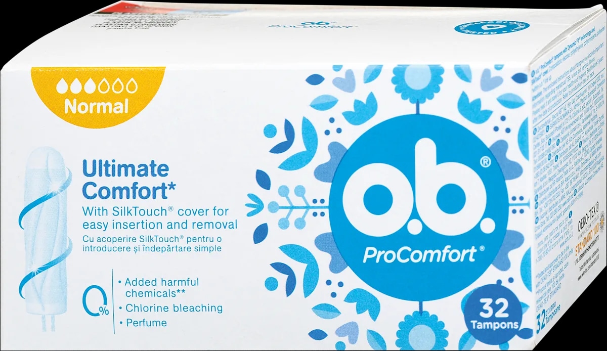 o.b. ProComfort Ultimate Comfort Normal Tampons 32 Tampons - Akcija u trgovini Žabac
