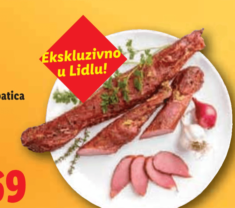 PIKOK Dimljeni svinjski file cca 450 g - Akcija u trgovini Lidl