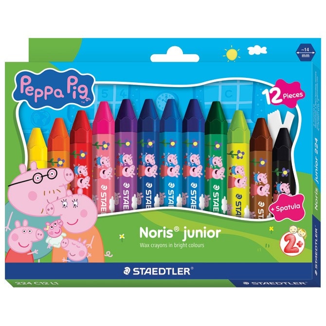 Voštane boje jumbo Peppa Pig pakiranje od 6 ili 12 komada STAEDTLER Akcija u trgovini Kaufland