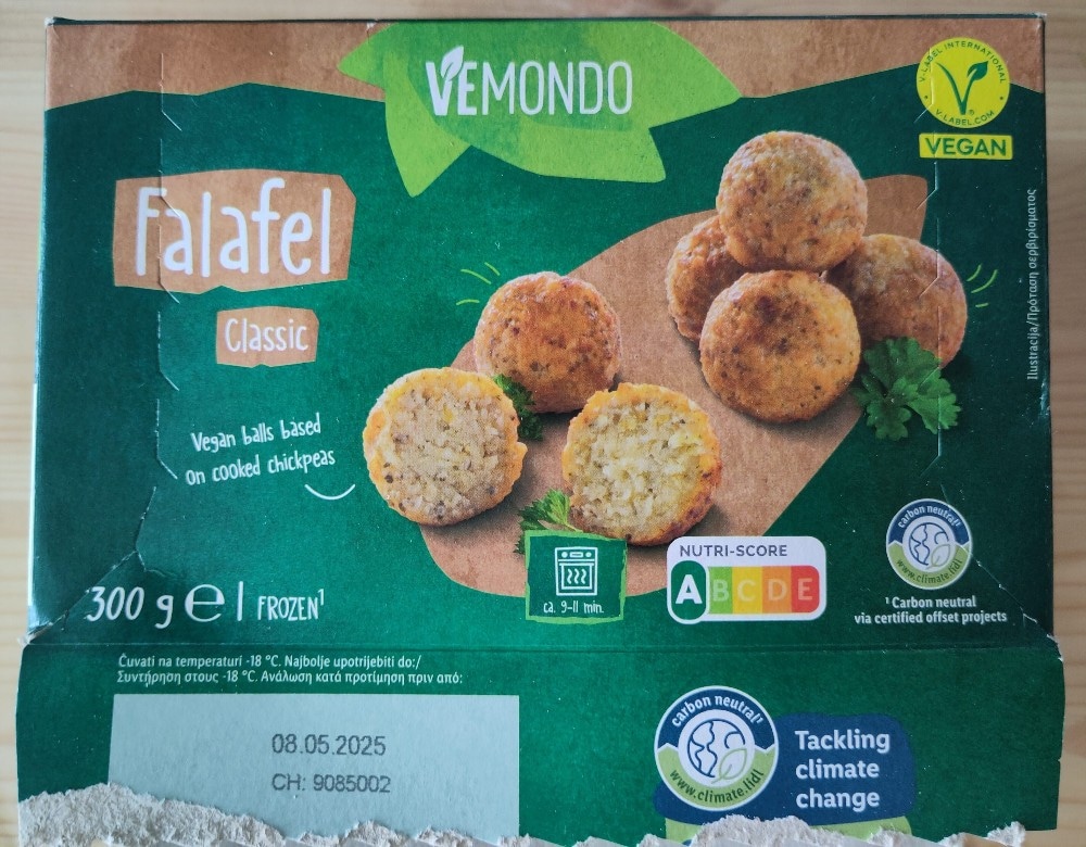 Vemondo veganski falafel 300 g Akcija u trgovini Lidl