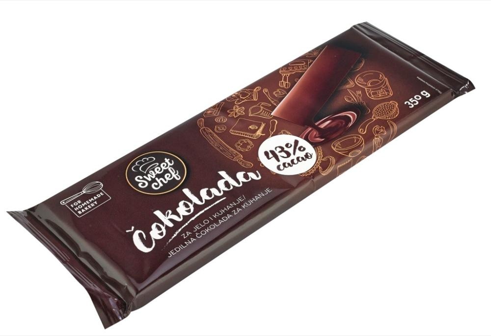 Sweet Chef čokolada za kuhanje 350g - Akcija u trgovini Konzum