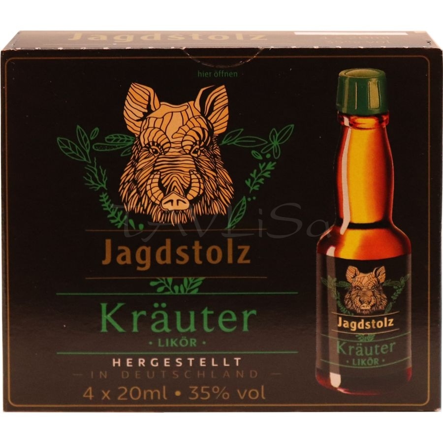 Jagdstolz Biljni liker 4 x 20 ml - Akcija u trgovini Lidl