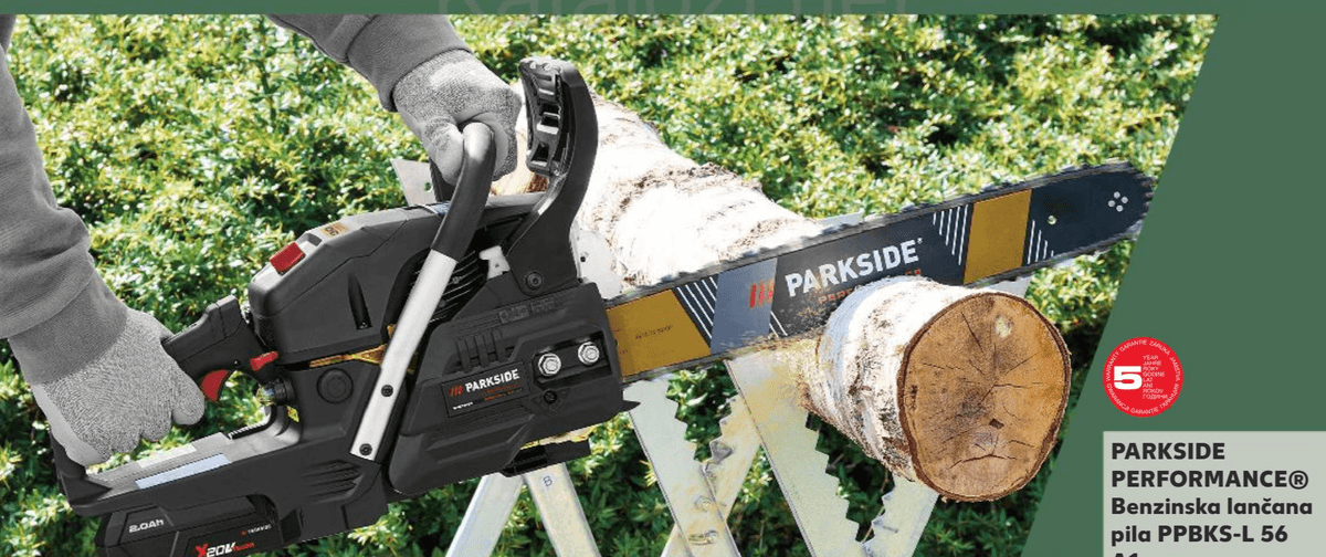 Parkside Performance benzinska lančana pila PPBKS-L 56 A1 Akcija u trgovini Kaufland