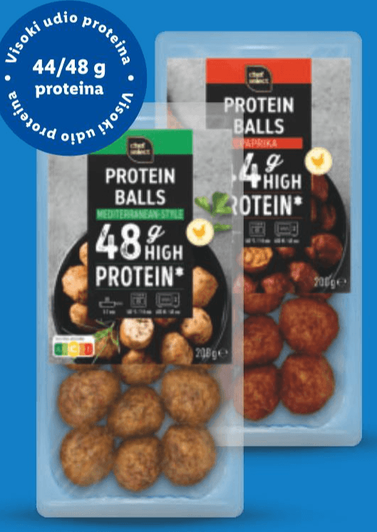 CHEF SELECT Proteinske kuglice 200 g Akcija u trgovini Lidl
