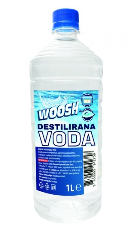 WOOSH destilirana voda - Akcija u trgovini Gavranović