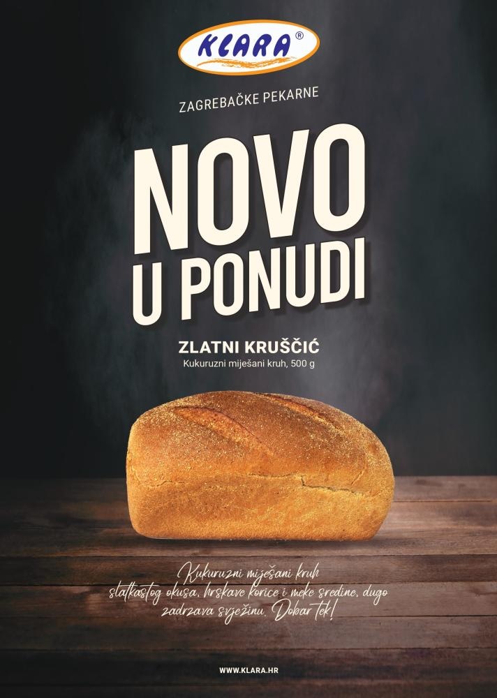 Klara Kruh Kukuruzni Miješani 400 g - Akcija u trgovini Trgovina Krk