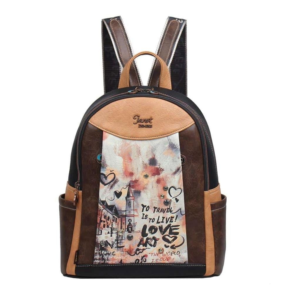 Ruksak Fashion Janet Art Gallery 28×16×33 CM - Akcija u trgovini VBZ