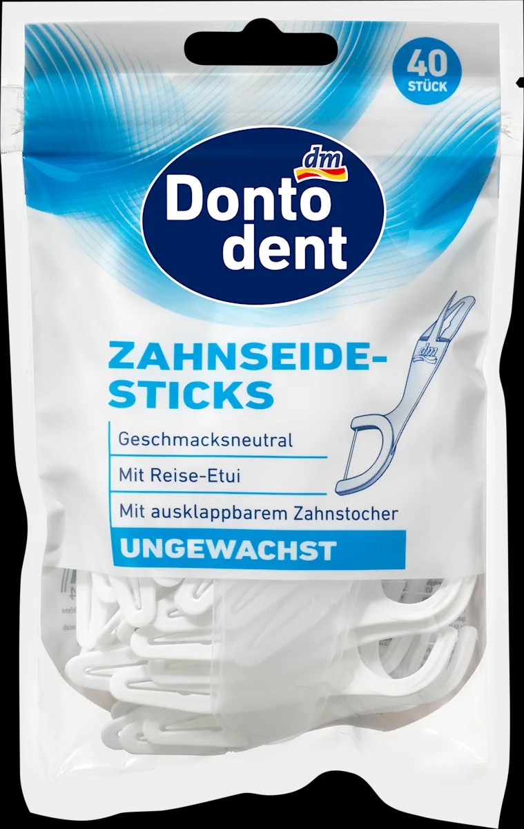 Dontodent konac za zube na držaču 40 kom Akcija u trgovini Dm