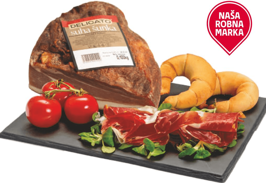 Delicato Dimljena šunka 1 kg - Akcija u trgovini Tommy