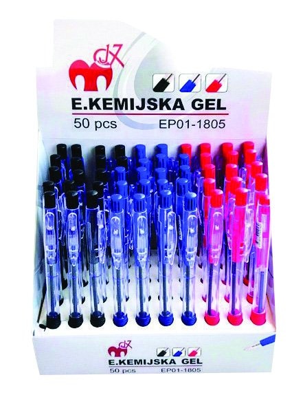 Kemijska olovka s gelom 1 kom E.KEMIJSKA GEL - Akcija u trgovini NTL