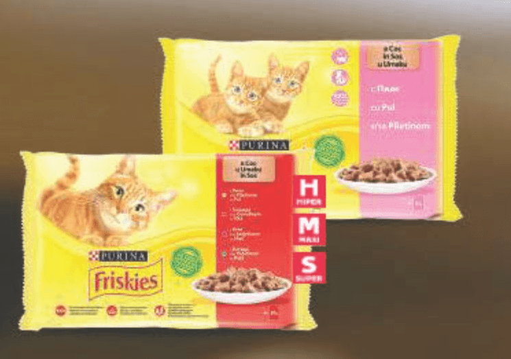 Friskies, Purina Hrana za mačke 4 x 85 g - Akcija u trgovini Tommy