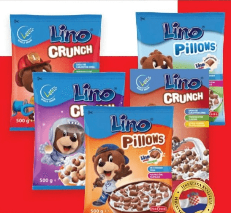 Žitarice Lino Pillows ili Crunch od 225 g do 500 g - Akcija u trgovini Spar