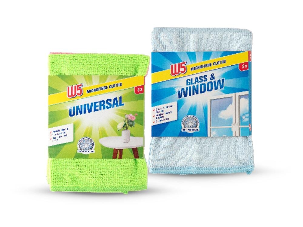 W5 Krpa od mikrovlakana 2 ili 3 komada - Akcija u trgovini Lidl