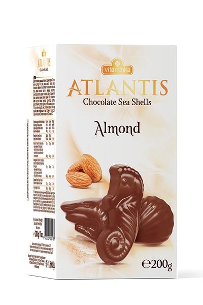 Atlantis Čokoladne morske školjke Badem 200g - Akcija u trgovini Žabac