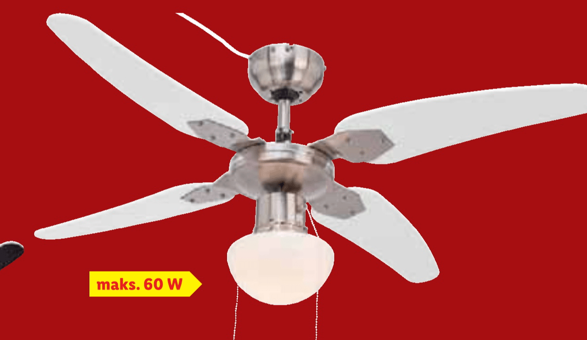 LIVARNO Stropni ventilator s LED svjetiljkom - Akcija u trgovini Lidl
