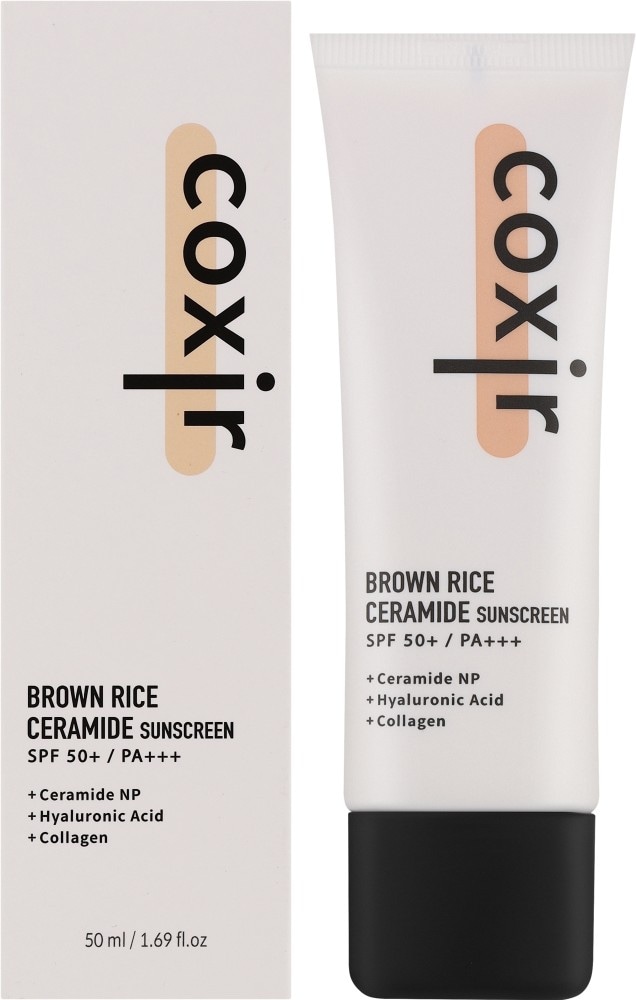 Coxir Brown Rice Ceramide Sunscreen SPF 50 50 ml - Akcija u trgovini Interspar