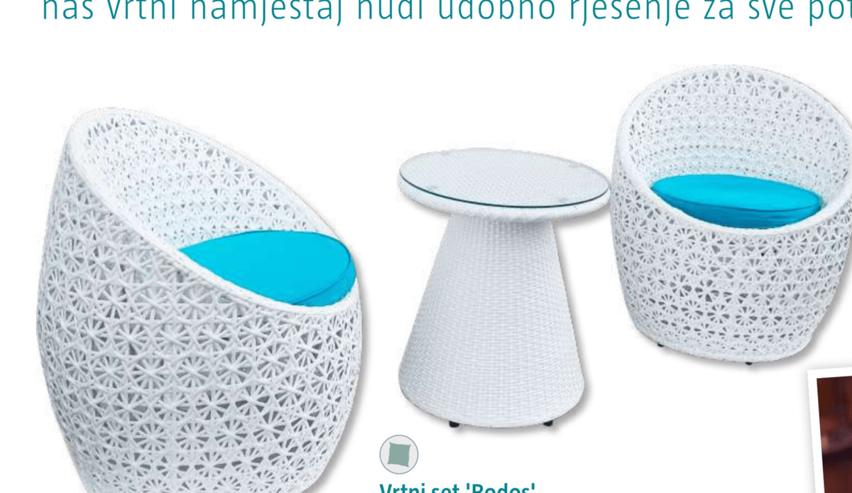 Vrtni set 'Rodos' - Akcija u trgovini Bauhaus