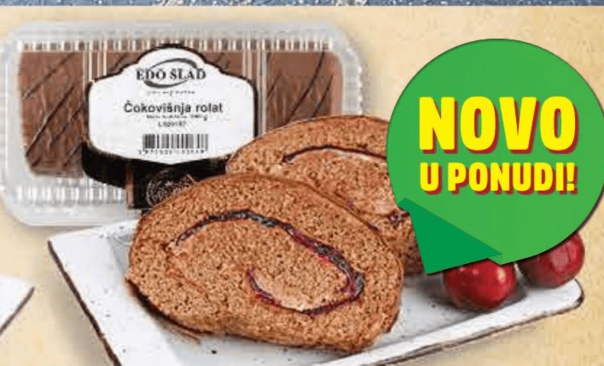 Rolada čokolada - višnja 550 g Akcija u trgovini Plodine