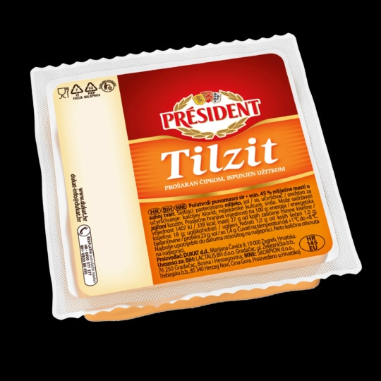 Polutvrdi kravlji sir President 400 g - Akcija u trgovini KTC