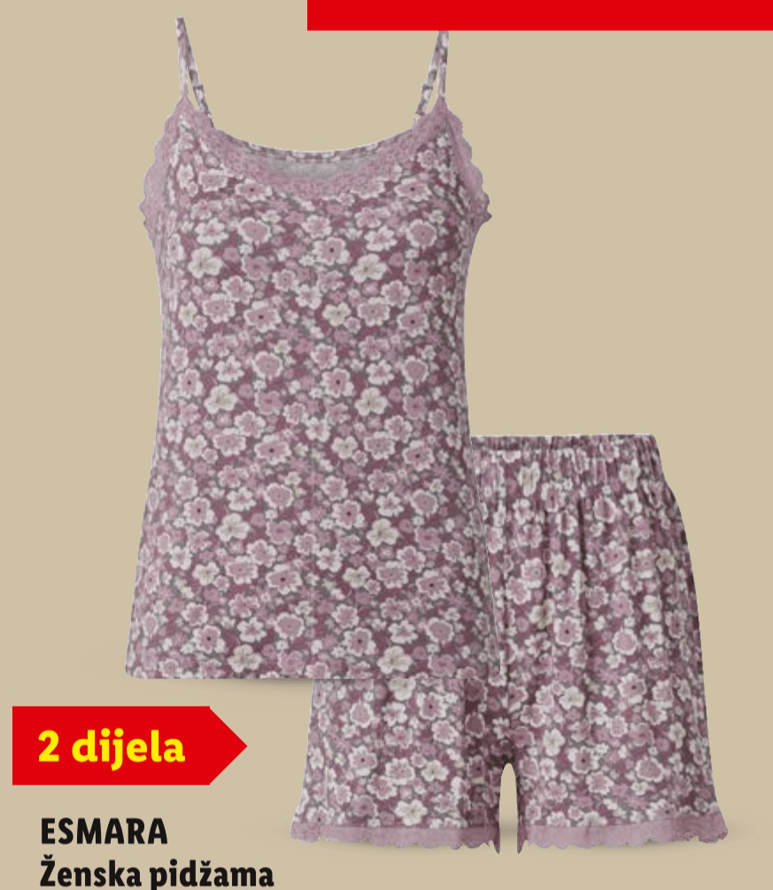 Esmara Ženska pidžama 1 set - Akcija u trgovini Lidl