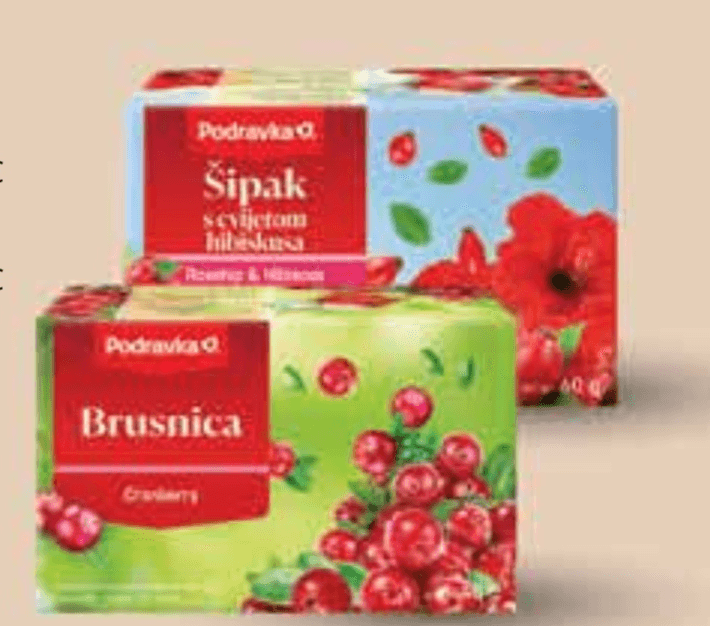 Podravka Čaj - Akcija u trgovini Ribola