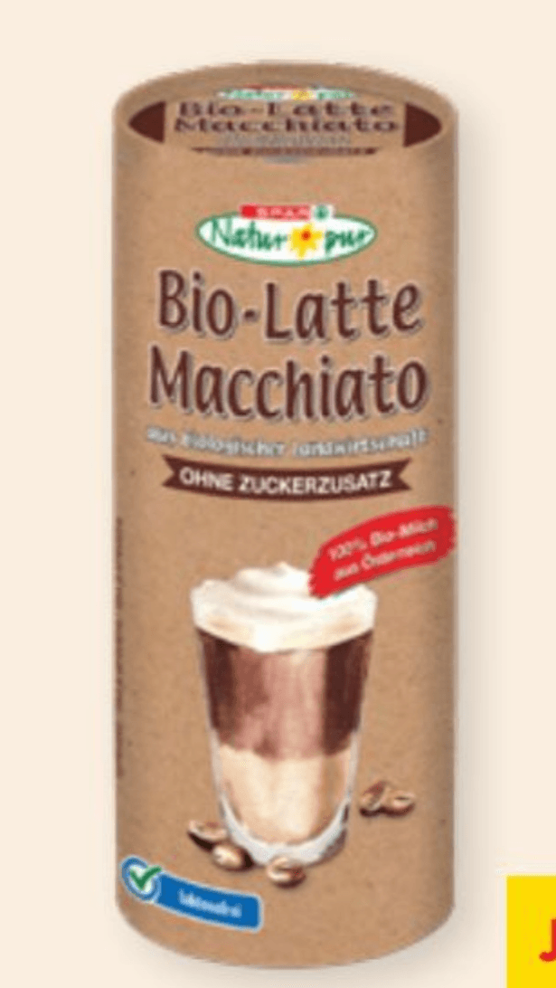 Kava Latte Macchiato 235 ml Natur Pur - Akcija u trgovini Spar