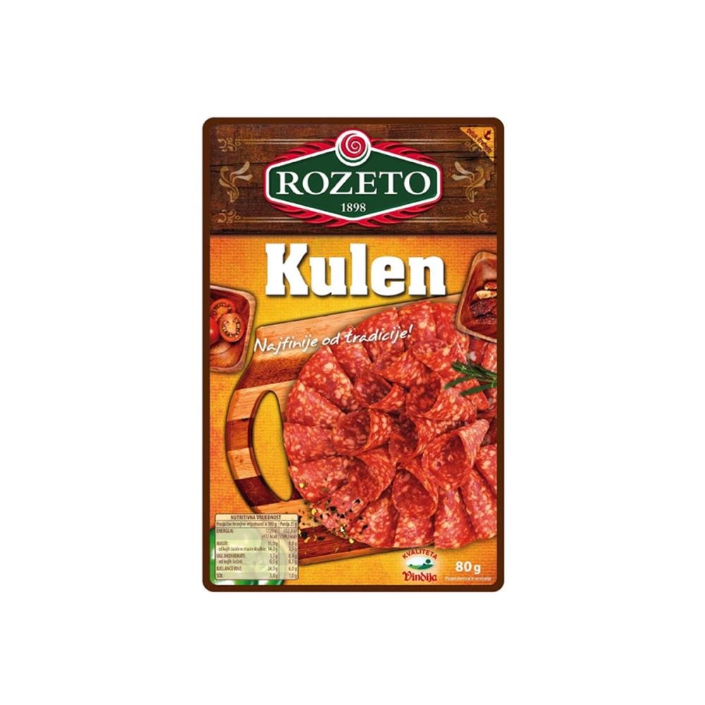 Kobasica čajna, kulen, zimska, čajna/kulen duet narezak 80 g ROZETO - Akcija u trgovini NTL