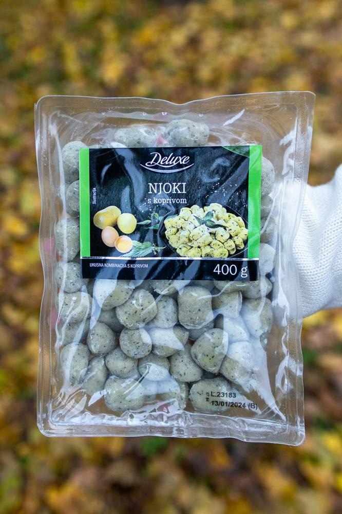 Svježi njoki s koprivom 400 g Deluxe - Akcija u trgovini Lidl