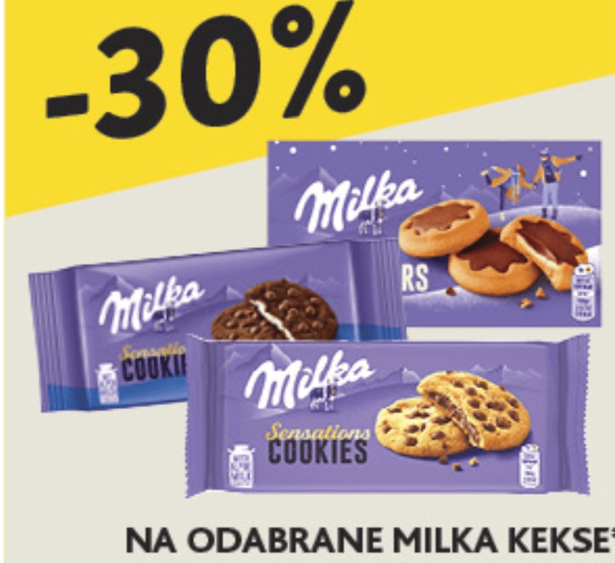 Odabrane Milka kekse - Akcija u trgovini Konzum