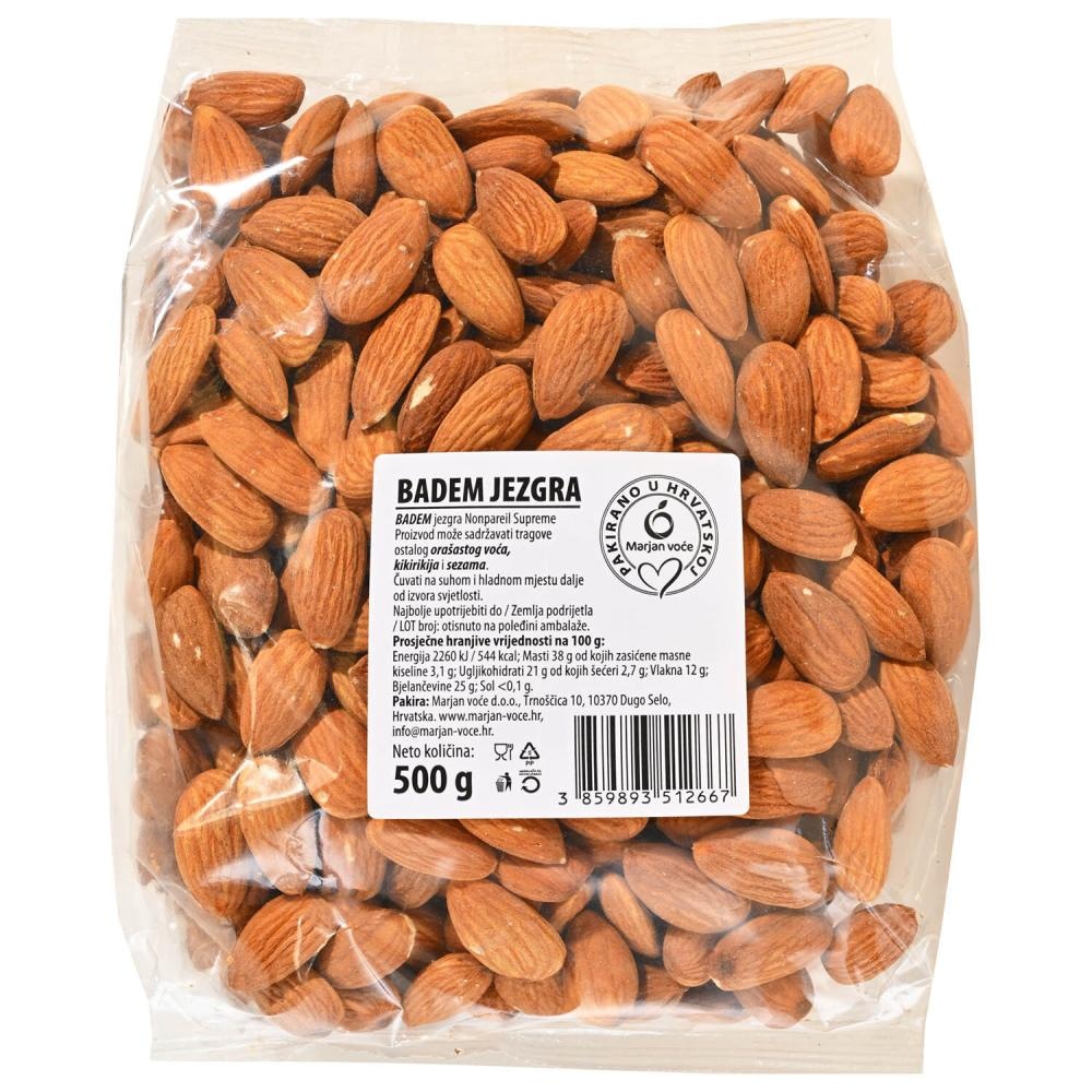 Badem jezgra 500 g - Akcija u trgovini NTL
