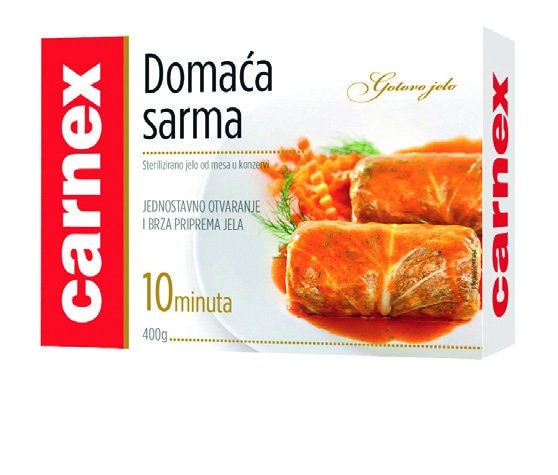 Carnex Grah s kobasicom, sarma domaća, paprika punjena 400 g - Akcija u trgovini NTL