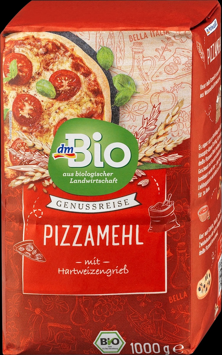 dmBio pšenično brašno za pizzu 1 kg - Akcija u trgovini Dm