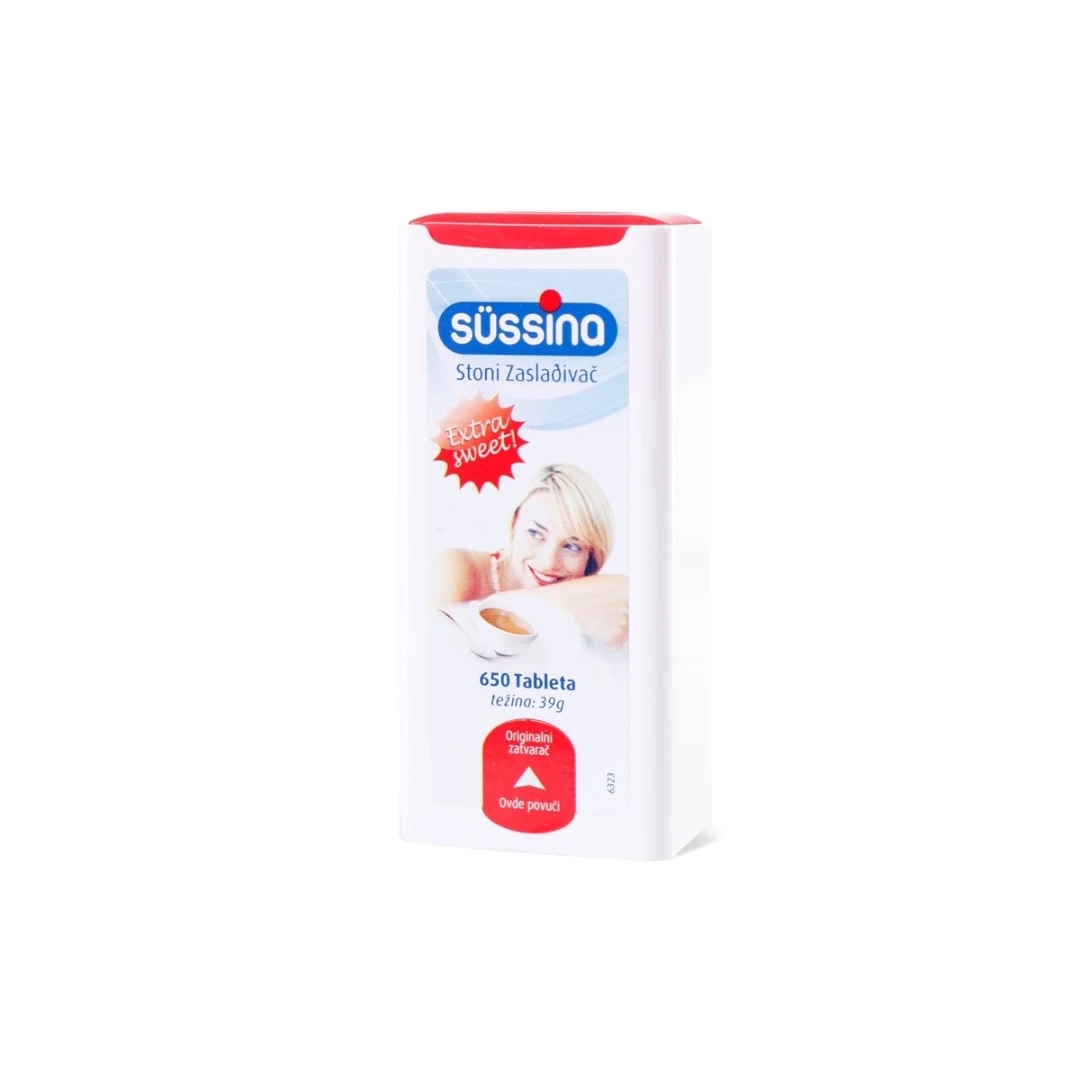 Süssina zaslađivač 650 tableta, 39g - Akcija u trgovini Vrutak