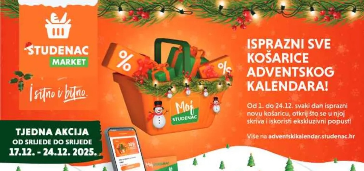 Studenac katalog Akcijska ponuda od 17.12. do 24.12.2025
