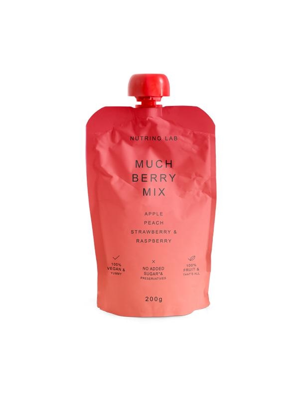 Nutrino Voćni snack jabuka, breskva, jagoda i malina 200g - Akcija u trgovini Pivac