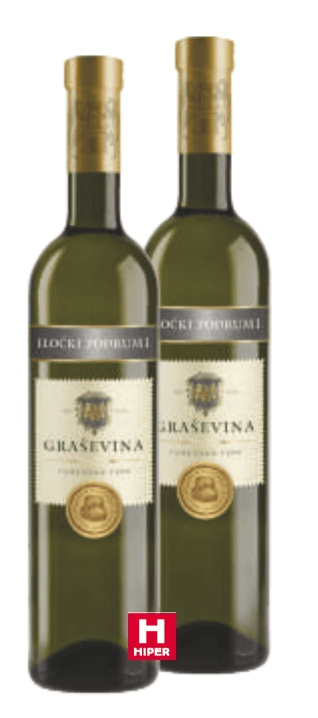 Graševina, Iločki podrumi 0,75 L - Akcija u trgovini Tommy