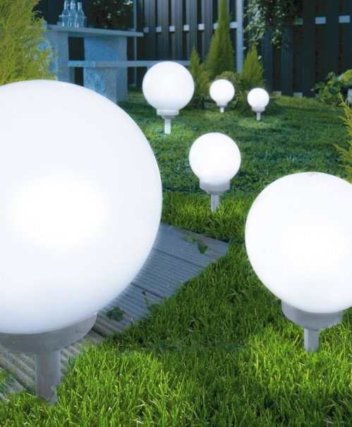 Solarna LED svjetiljka 'Fara' 4 x 0,06 W, Ø 30 x v 73 cm - Akcija u trgovini Bauhaus
