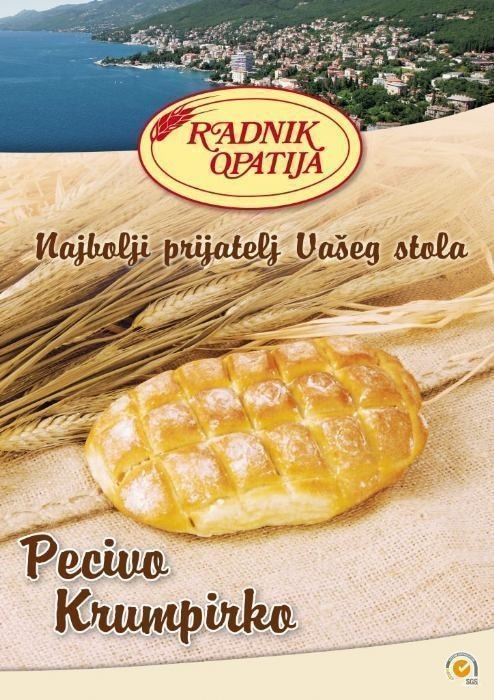 Radnik Opatija Pecivo Krumpirko 100 g - Akcija u trgovini Trgovina Krk